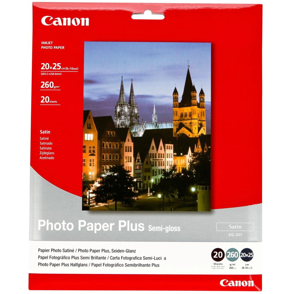 Canon SG-201 Φωτογραφικό Χαρτί 20x25 cm 260 g - 20 Φύλλα