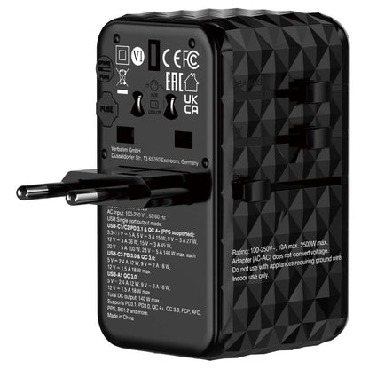 Verbatim GaN III Uni.Travel Adaptor 140W UTA-10