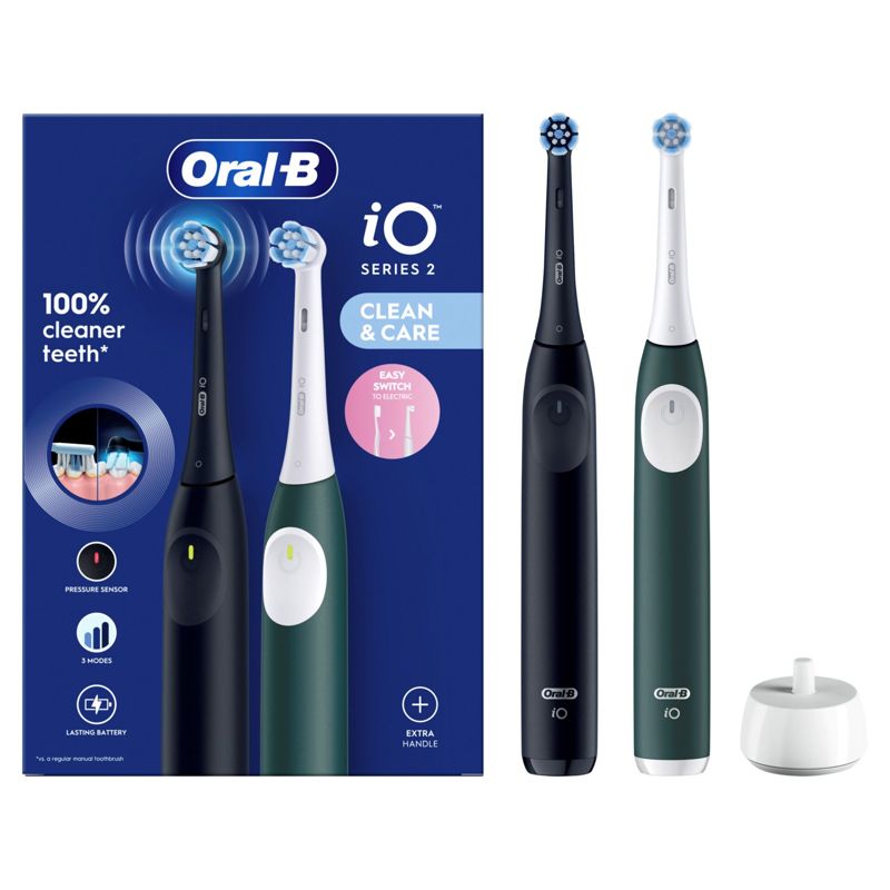 Oral-B iO Series 2 Night Black/ Forest Green with 2.HandstÃ¼ck