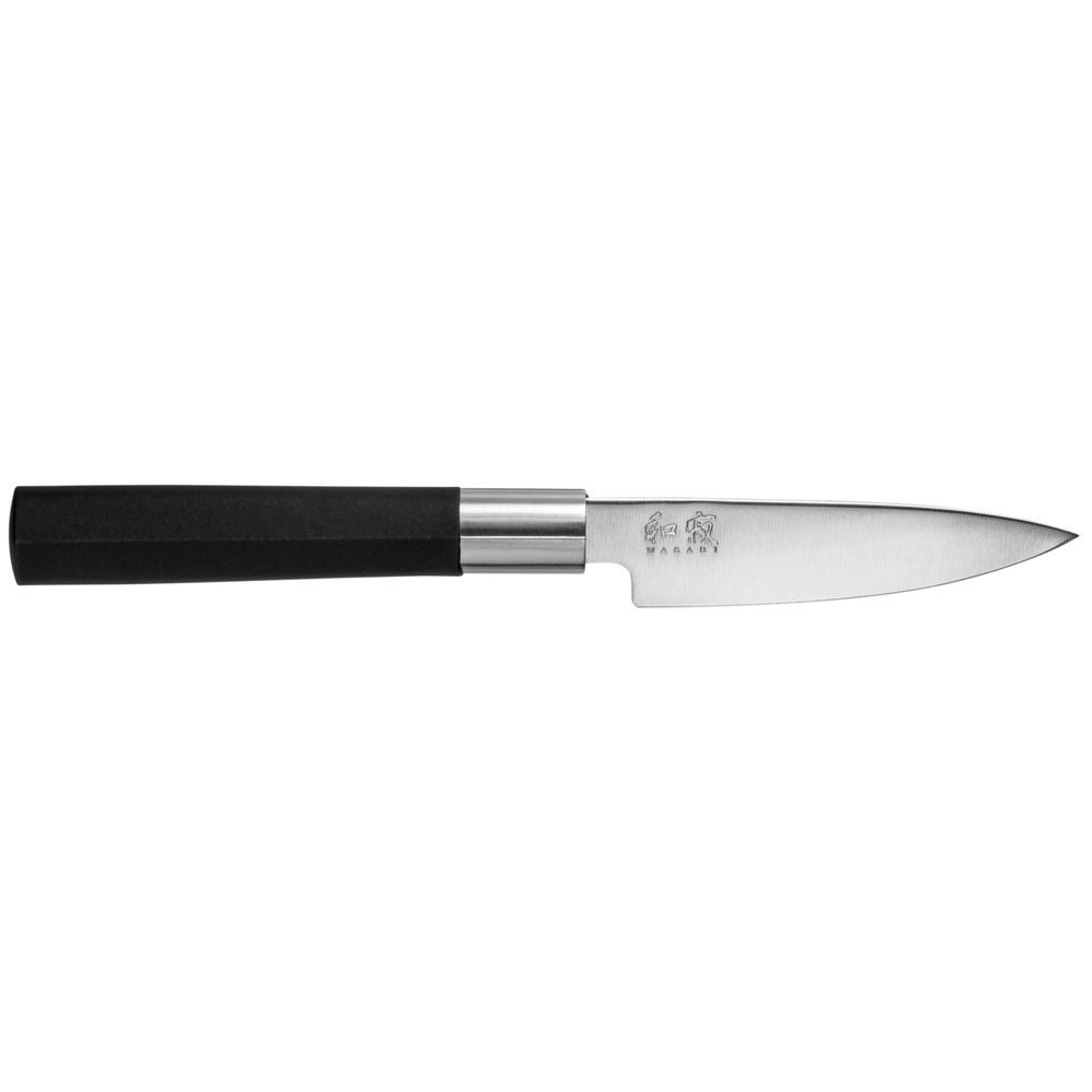 KAI Wasabi Black Utility Knife 10cm