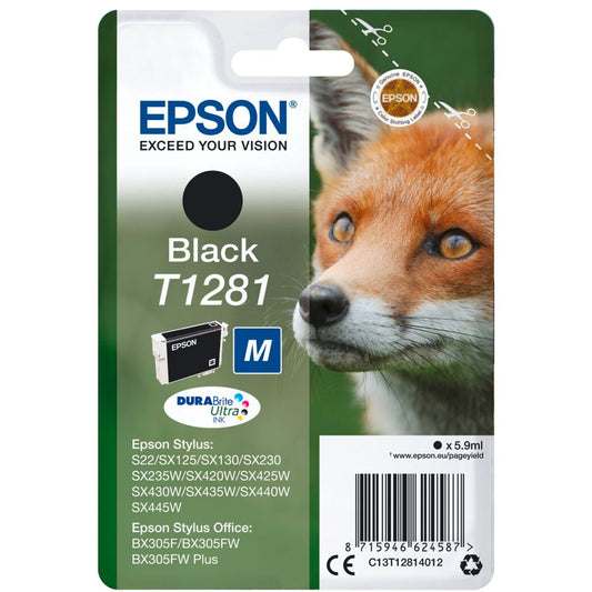 Epson DURABrite T1281 Black Ink Cartridge