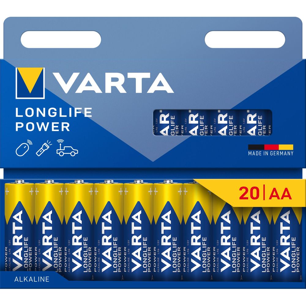 Varta Longlife Power Mignon AA LR 6 - 1x20 τεμάχια