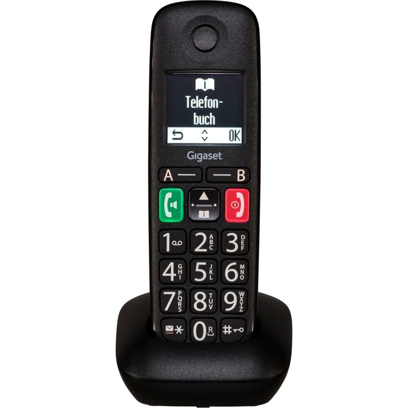Gigaset E290 HX Black Cordless Phone