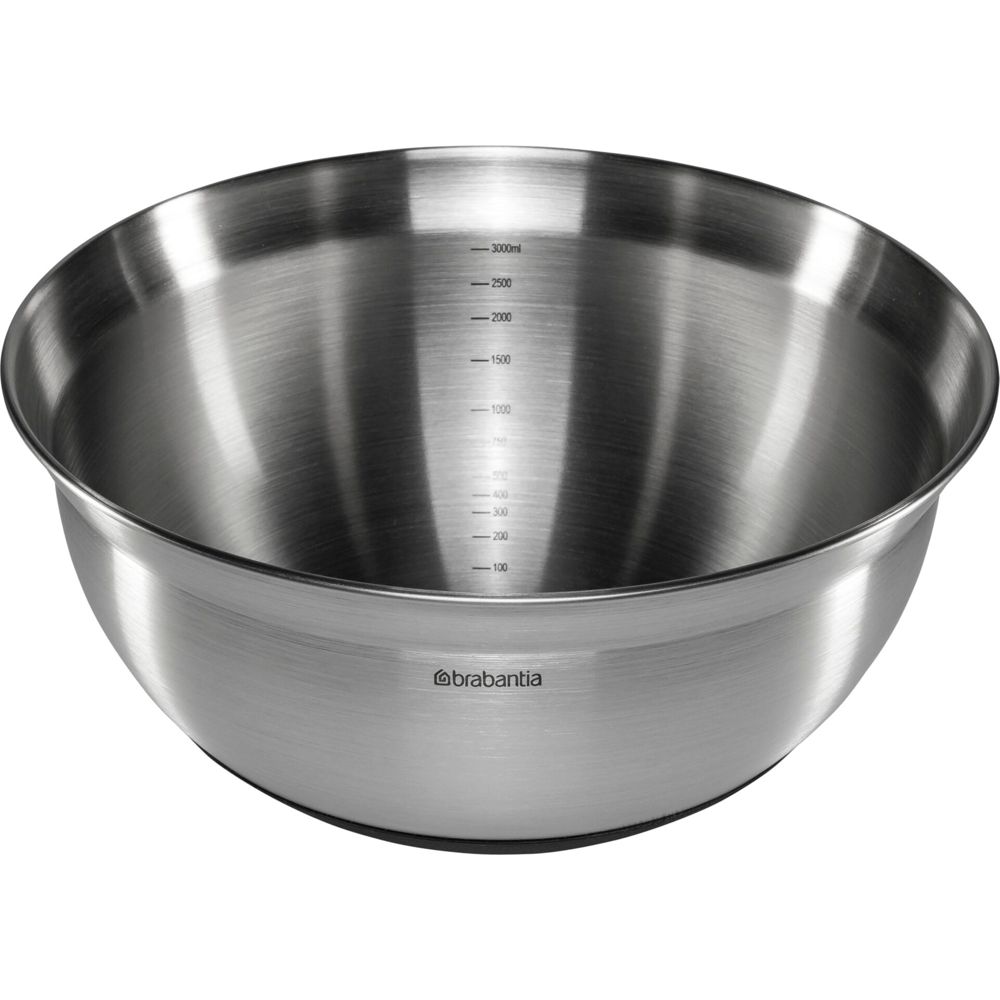 Brabantia Μπολ Ανάμειξης Ανοξείδωτο Ματ Μαύρο, 3L