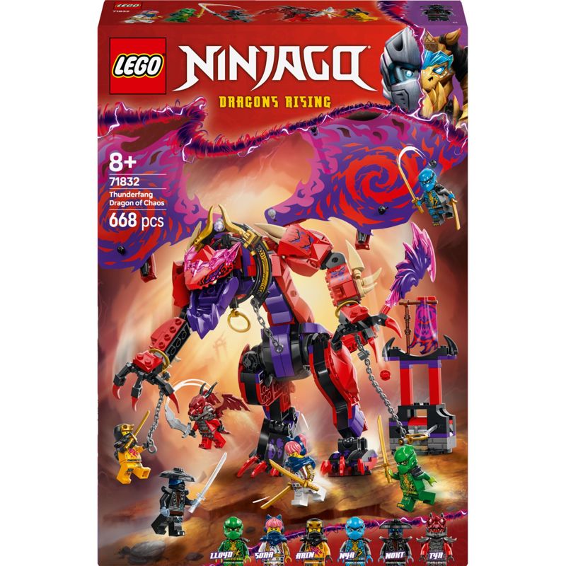 LEGO NINJAGO 71832 Thunderfang Dragon of Chaos