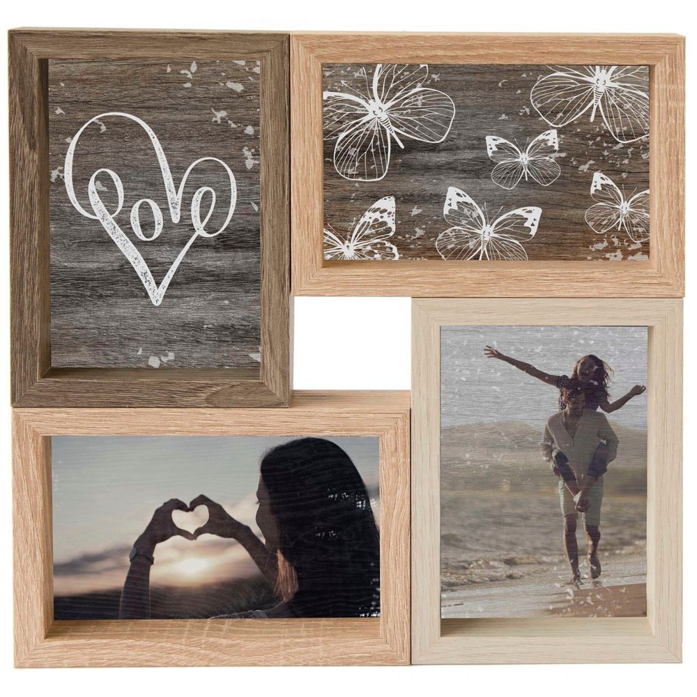 Nielsen Collage Mixed Colours 4 - Ξύλινη Κορνίζα 4x10x15