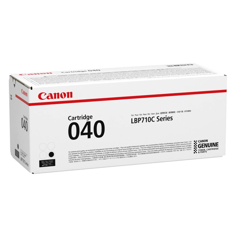 Canon 040 BK Black Toner Cartridge