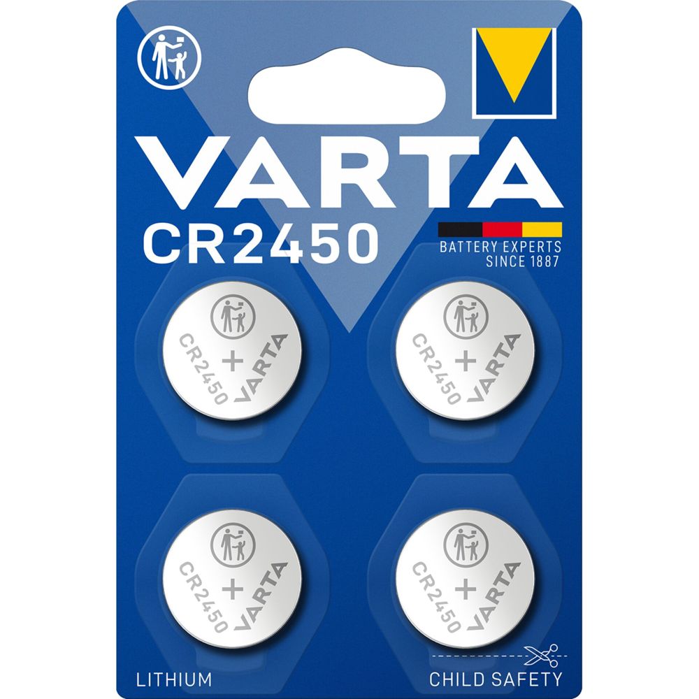 Varta CR 2450 06450101404 1x4 Electronic Battery