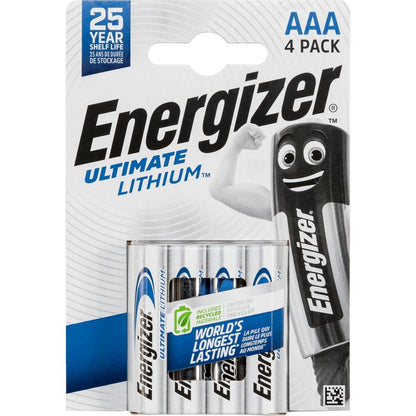 Energizer Ultimate Lithium Micro AAA LR03 1.5V