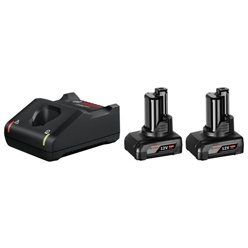 Bosch GAL 12V-40 Rechargeable Battery 2-Pack, 6.0Ah Each
