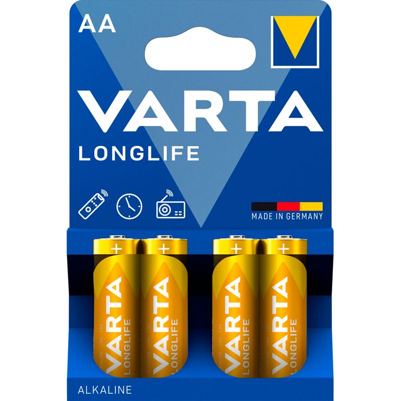 20x4 Varta Longlife Mignon AA LR 6             PU inner box