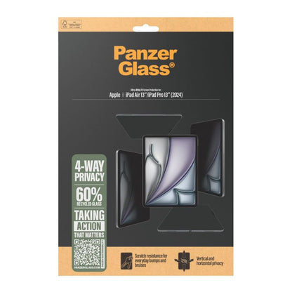 PanzerGlass 4-Way Privacy Screen Protector for iPad Air 13 / 13 Pro