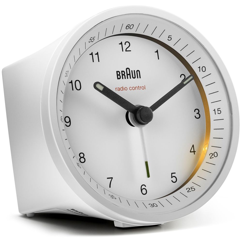 Braun BC 07 W-DCF Ραδιόφωνο Ξυπνητήρι Λευκό