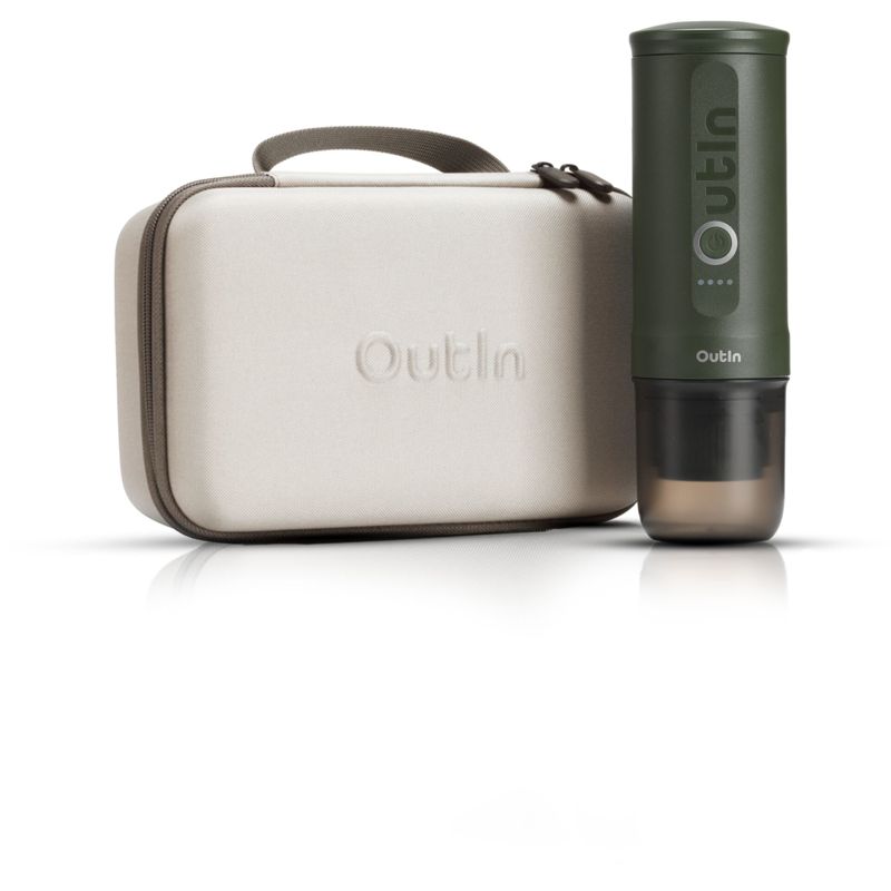 OutIn Nano Traveler Espresso Set in Forest Green