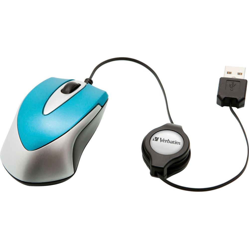 Verbatim Go Mini Optical Travel Mouse Caribbean 49022