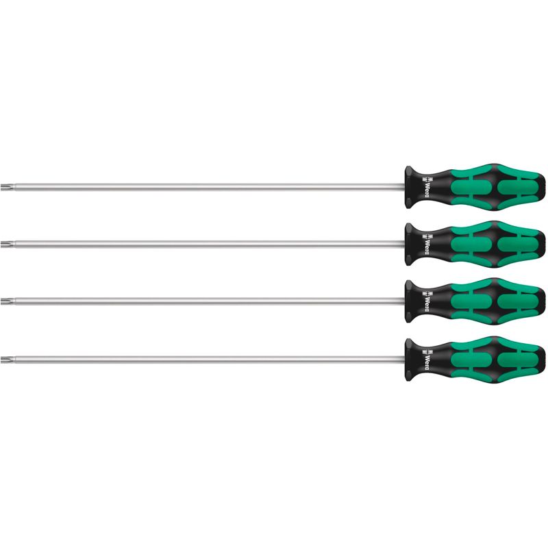 Wera 367/4TORX HF KraftformPlus Screwdriver Set with Holder, 300mm
