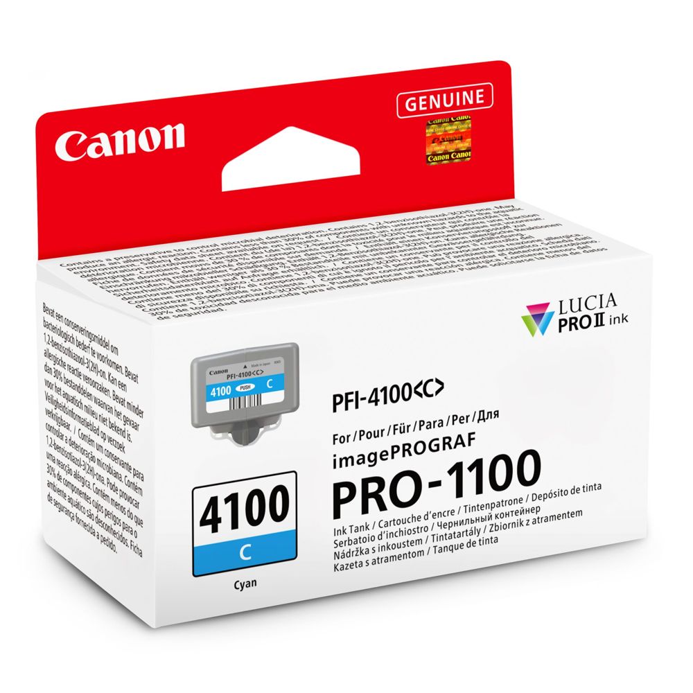 Canon PFI-4100 C Cyan Ink Cartridge