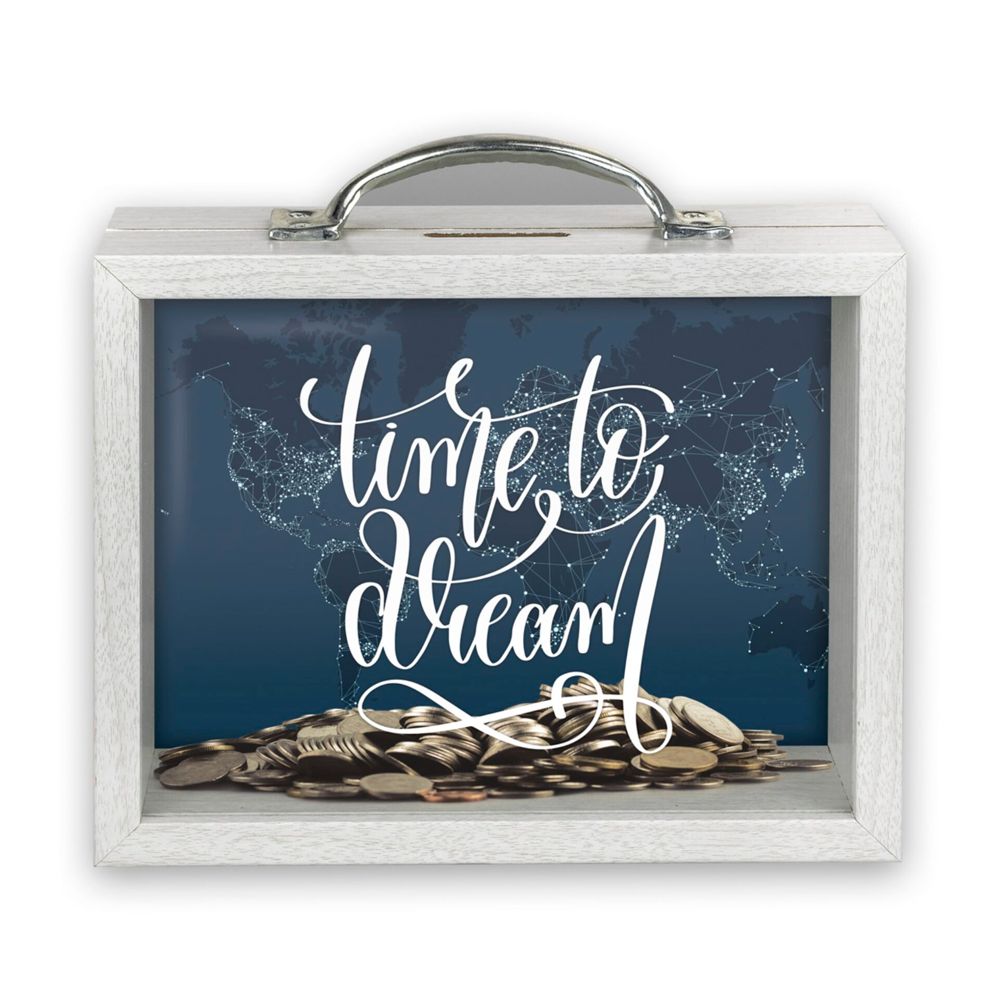 ZEP Smith Ξύλινο/Γυάλινο Κουτί Αποταμίευσης 6,5x21 RM4143