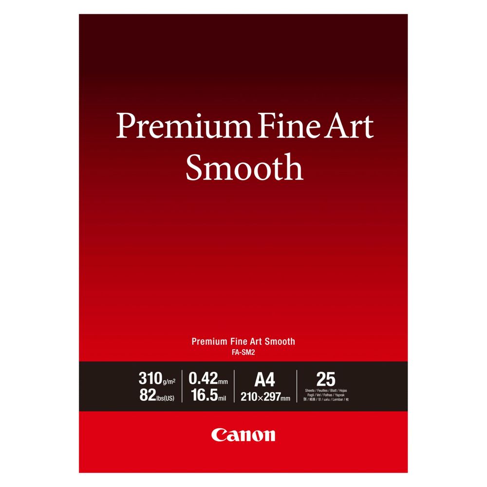 Canon FA-SM 2 Premium FineArt Smooth A4, 25 Sheet, 310g