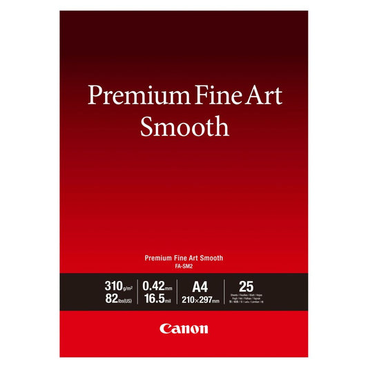 Canon FA-SM 2 Premium FineArt Smooth A4, 25 Sheet, 310g