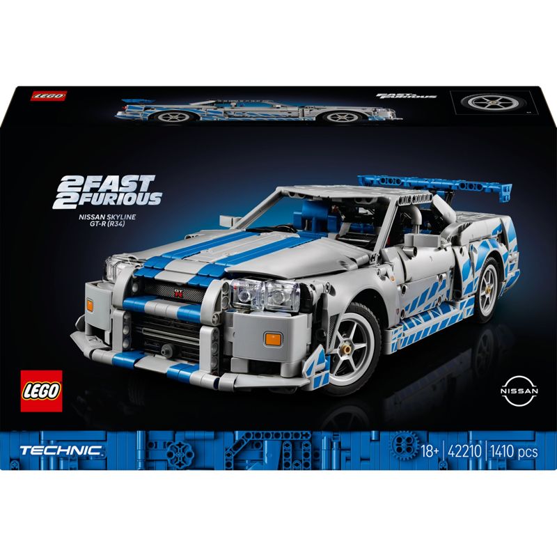 LEGO Technic 42210 2 Ταχύτερα 2 Θυελλώδη Nissan Skyline