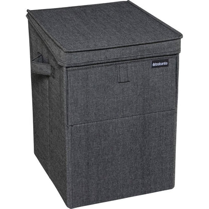 Brabantia Κουτί Πλυντηρίου Ρούχων 35 Λ, Συμπτυσσόμενο Μαύρο