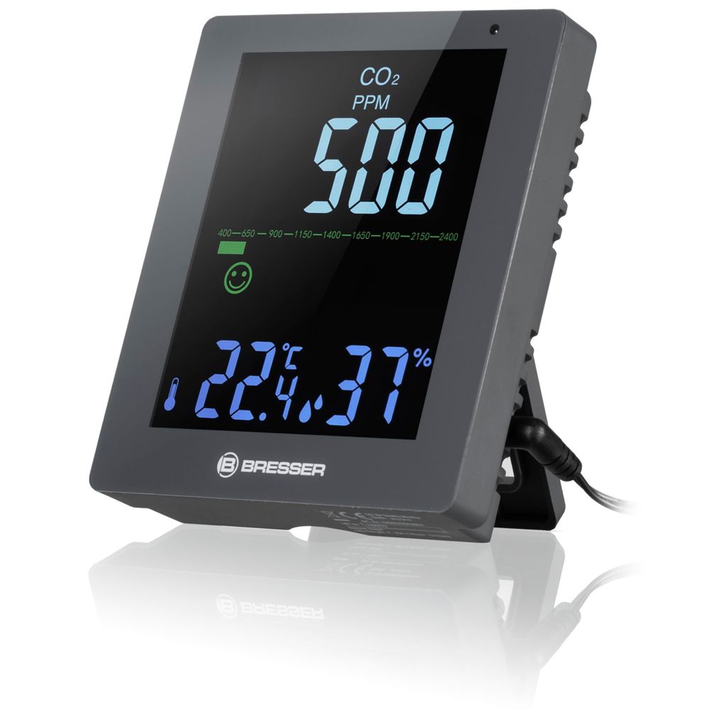 Bresser COÂ² Air Quality Monitor Grey