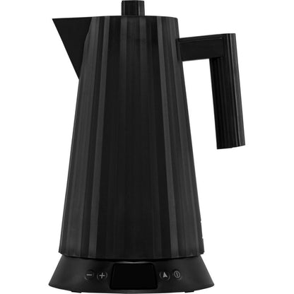 Alessi Plisse Water Kettle black with Temperaturregelung