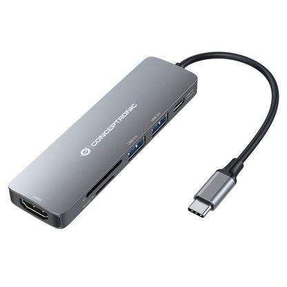 Conceptronic DONN11G 6-in-1 USB-C Adapter