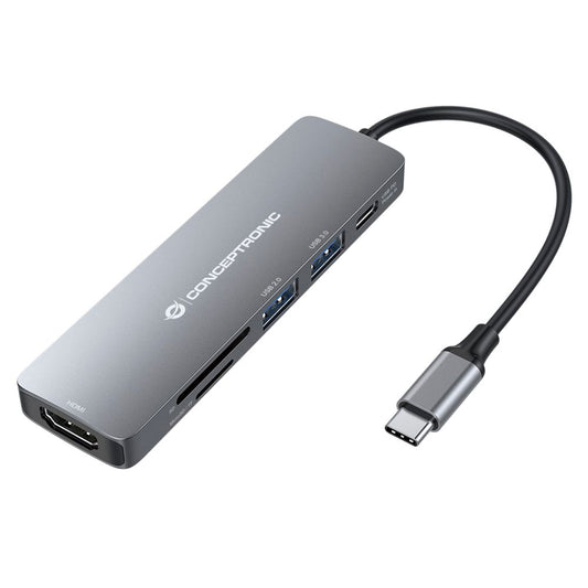 Conceptronic DONN11G 6-in-1 USB-C Adapter