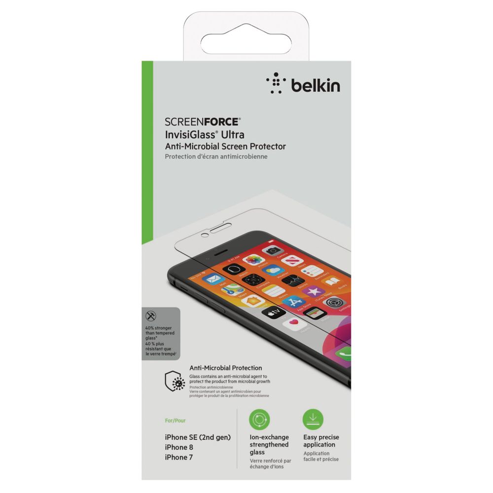 Belkin ScreenForce InvisiGlass Ultra iPhone 6/6s/7/8/SE