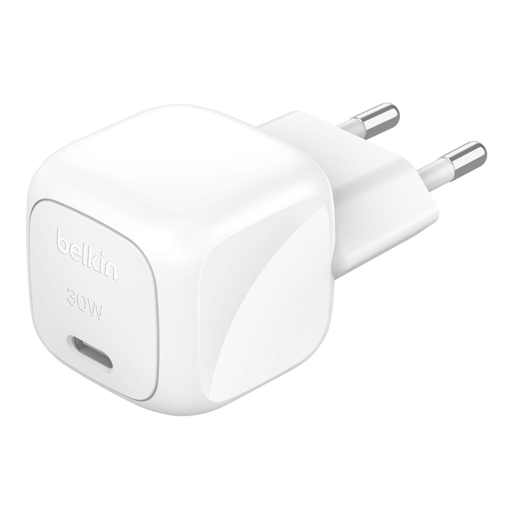 Belkin Μητρική Φορτιστή USB-C 30W PD & PPS - Λευκό
