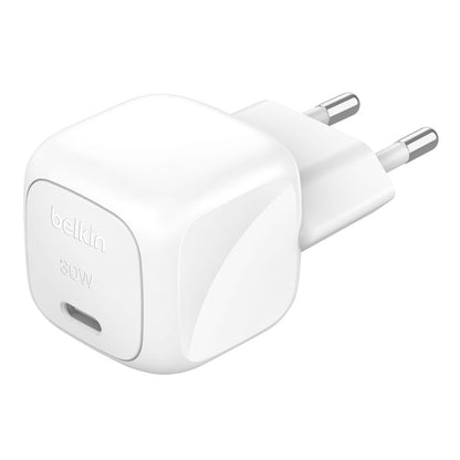 Belkin Μητρική Φορτιστή USB-C 30W PD & PPS - Λευκό