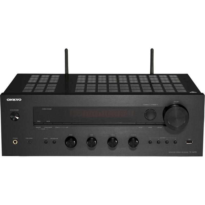 Onkyo TX-8470BMMP Black Network Stereo Receiver