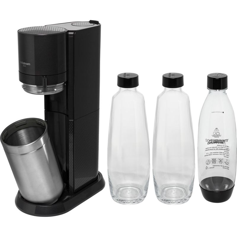 SodaStream Duo Titan Promo Pack with Two 1-Liter Glass Carafes and One 1-Liter Fuse Bottle