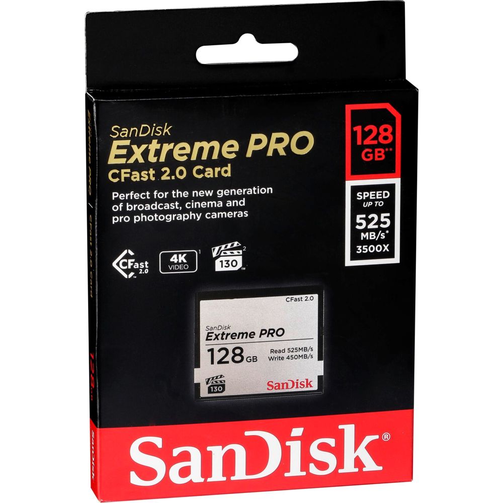 SanDisk CFAST 2.0 VPG130 128GB Extreme Pro