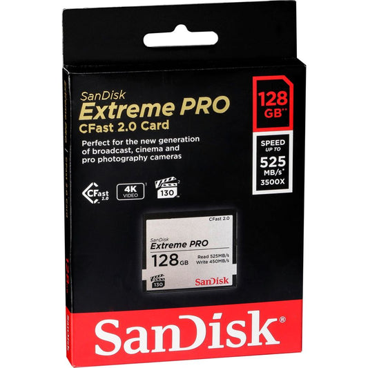 SanDisk CFAST 2.0 VPG130 128GB Extreme Pro