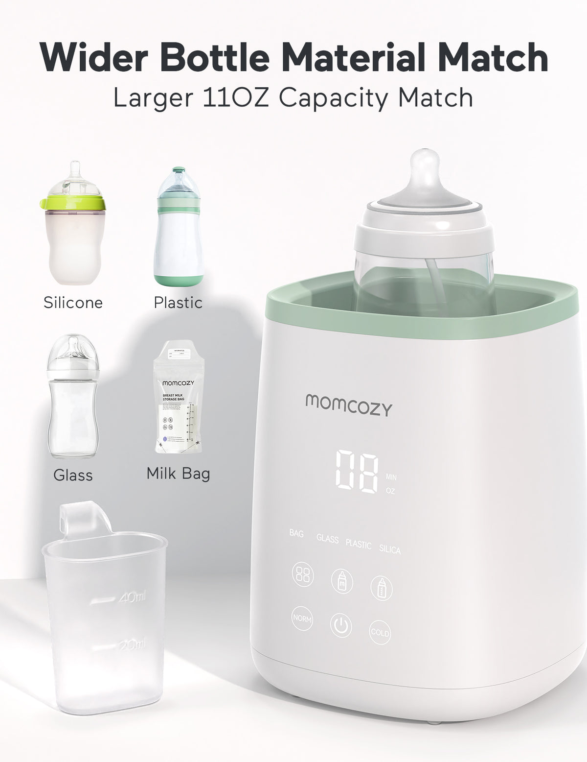 Momcozy MW01 Bottle warmer 6 in 1 White