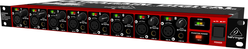 Behringer ADA8200 - 8 channel audio converter, 10 - 24000 Hz