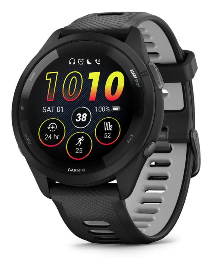Garmin Forerunner 265 46 mm (1.3") AMOLED Touchscreen GPS, Black