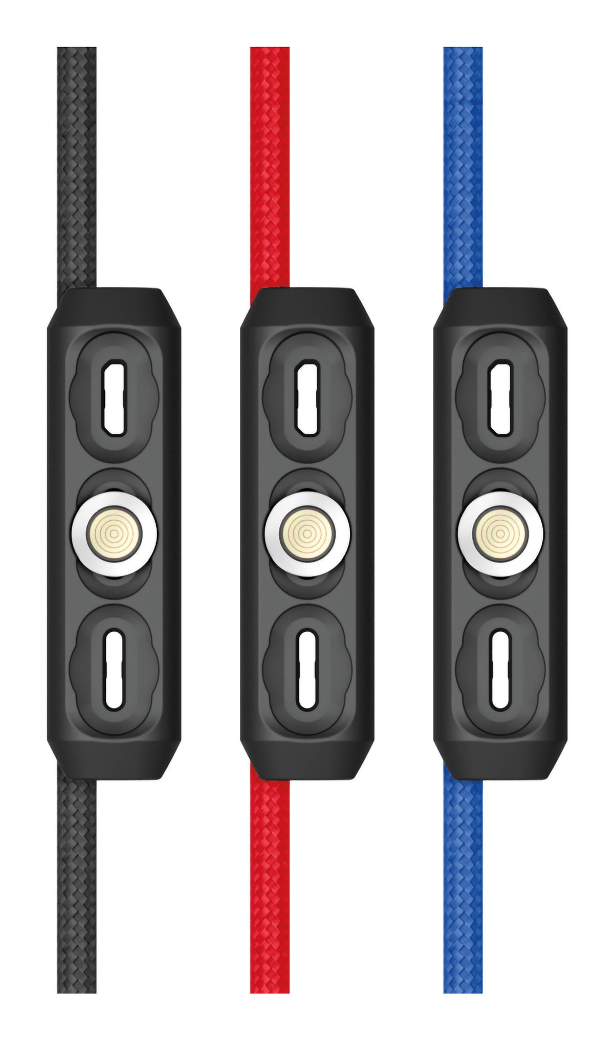 RealPower Magnetic cable 3 Amp Set,1m,3 Kabel mit Adaptern