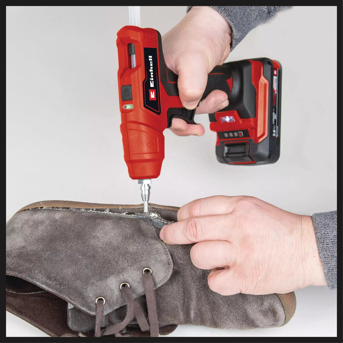 Glue gun TE-CG 18 Li-Solo AKU EINHELL Black, Red