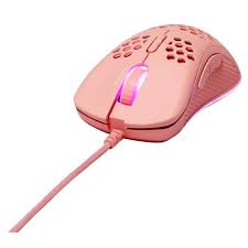 Deltaco Gaming Maus USB, RGB, pink