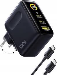 Baseus PicoGo AE21 Charger 2C+A 100W Black + Type-C 1.5m Black