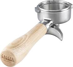 Gaggia Holzsiebträger Διπλής Ροής Ανοξείδωτος Χάλυβας και Ξύλο Φράξου