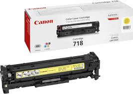 Canon Toner Cartridge 718 Y yellow