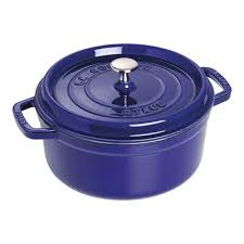 Staub Round Cocotte, 26cm Dark Blue, Cast Iron