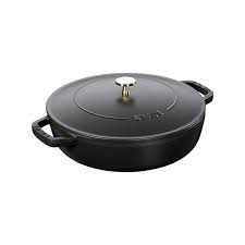 Staub Christera Braiser 28cm, Black, Cast Iron