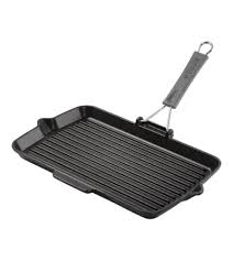 Staub Square Grill Pan  34x21cm induction, Black, Cast Iron