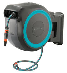 Gardena Wall-mounted Hose Box RollUp XL (turquoise) 35 m
